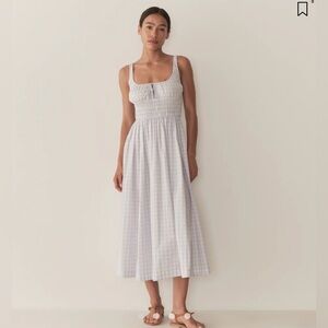 Dôen QUILLA DRESS in MARJORIE GINGHAM size S NWOT